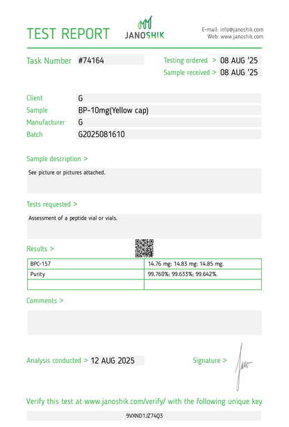 BPC-157 - 10mg